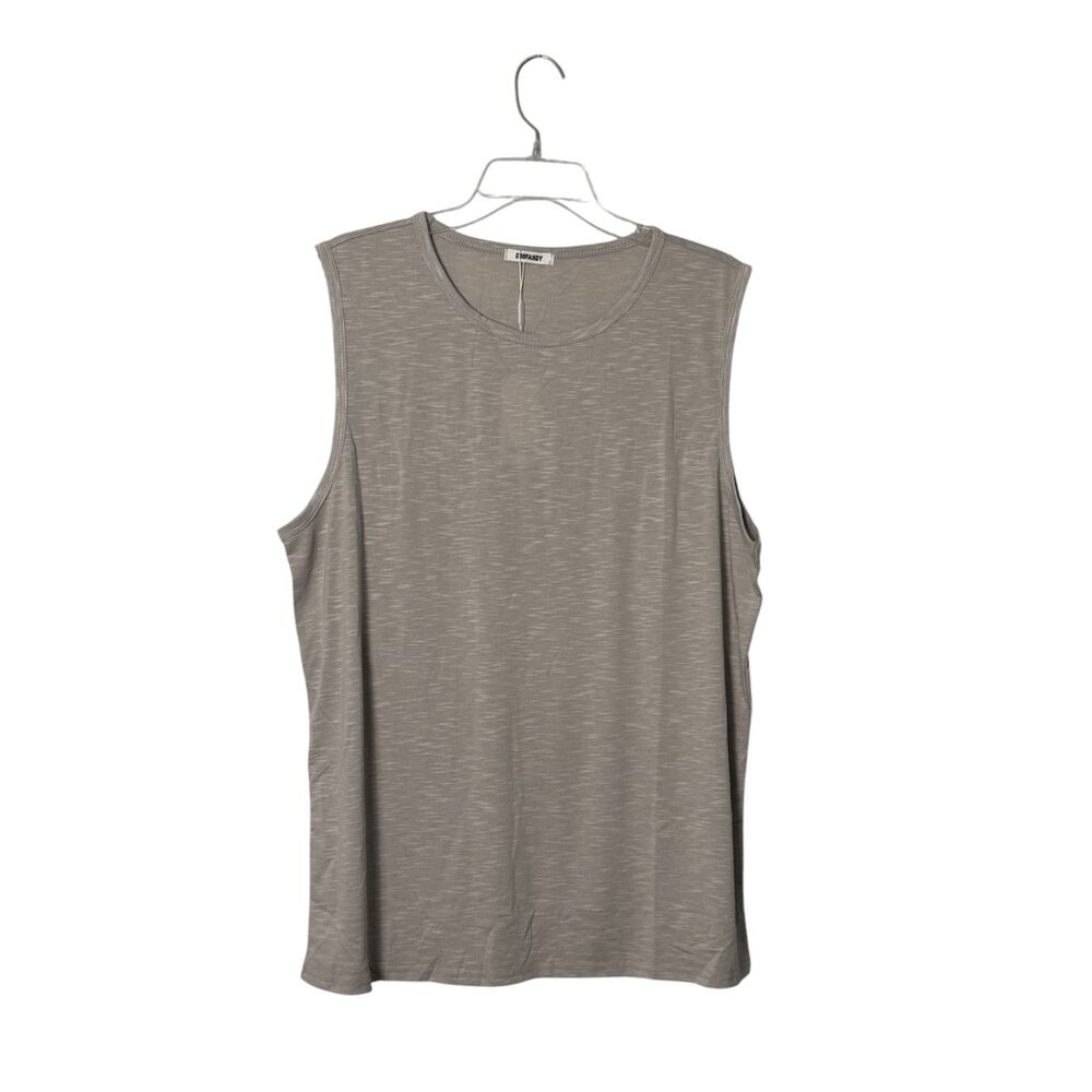 COOFANDY Mens Casual Tank Lightweight Beach Muscle Sleeveless Gym Top L